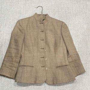Ralph Lauren tan llinen blazer